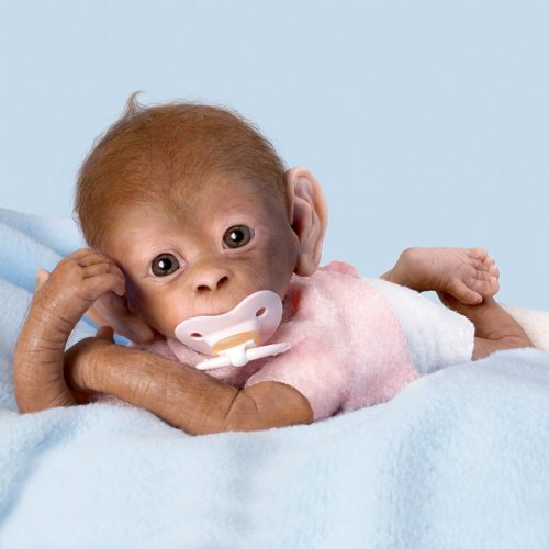 Coco So Truly Real Baby Monkey Doll by Ashton Drake