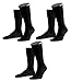 Produktbild FALKE Herren Airport Socken Strümpfe 14435 3 Paar, Farbe:Schwarz;Sockengröße:47-48;Artikel:14435-3000 black