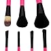 ACEVIVI Popular 7 pcs Lovely Pink Portable Mini Tin Box Cosmetic Brushes Set Travel Makeup Brushes