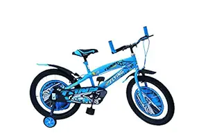 RAW BICYCLES 16T Inch Sports BMX Single Speed Bicycle Cycle for Kids 5 to 8 Years Boys & Girls Tyres with Tubes and Training Side Wheels