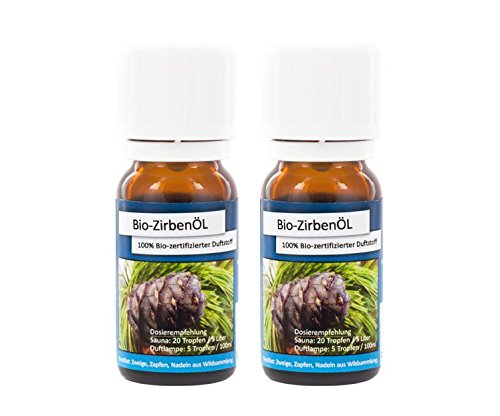 Bio-Zirbenöl | Doppelpackung | 2x 10ml