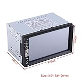 【Zusatzfunktion】: Auto MP5 Spieler hat 45W * 4 hohe Leistung, 24 Stunden Digitalanzeige Uhr und Datum