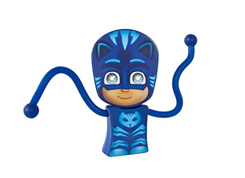 GoGlow PJ Masks Gatuno Linterna y Luz de Noche con Brazos Flexibles, Azul
