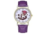 ADream Wassermann Sternzeichen Tierzeichen Leder Uhr für Frauen Herrenuhr Fashion Geburtstag Hochzeitsgeschenk