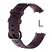 Price comparison product image pretty-H Solid Color Silicone Strap Soft Silicone Sports Watch Bands Replacement Watch Bands Wrist StrapSmart Bracelet Wrist Band Multihole Watch Band Wrist Strap For Fitbit Charge 3