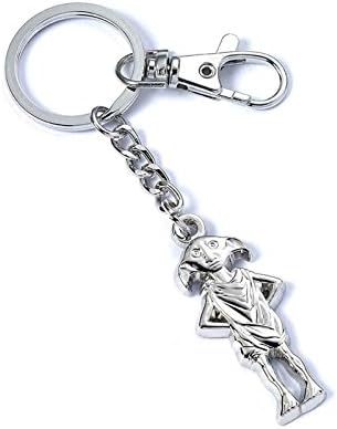 Keyring Dobby The House Elf Official silver plated keychain One Size