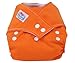 Reuseable Baby Pocket Cloth Nappies One Size Fits All-ORANGE