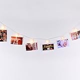 LED Foto Display Lichterkette mit Timer Funktion Warm Weiß 15 ft/4 - 2
