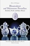 Image de Blaumalerei auf Meissener Porzellan: Zwiebel, Stroh und blaue Blume