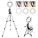 Produktbild JZWDMD LED Ringlicht Ringleuchte Dimmbar 6 Zoll Makeup Licht Set Mit Stativ, Für YouTube Vine Self-Porträt Der Videoaufnahme,Beauty Maniküre Tattoo Salon Beleuchtung