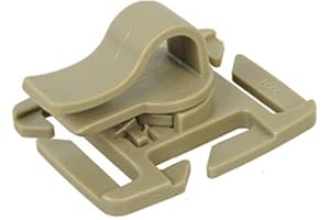 ACEXIER Rotatif Tube De Boisson Clip Engrenage Tuyau d'eau Pince De Tuyau Sac À Dos Molle Mousqueton Boucle Tactique Camping en Plein Air Randonnée Accessoires