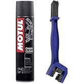 MOTUL C1 ZİNCİR TEMİZLEME KİTİ 400 ml + ZİNCİR TEMİZLEME FIR&Ccedil;ASI