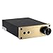 Produktbild CHEERLINK® SMSL SA60 60WPC 60W X2 Class-D Audio Verstärker Endstufe Hi-fi Digital Powered Audio Amplifier mit EU Netzteil, mit Bass-Umschaltung und Speicher-Funktion (2014 upgraded NEUE Version von SA-50) (Gold)