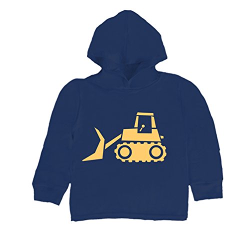 Inda-Bayi Baby-Toddler-Kids Cotton Hoodie T Shirt - bulldozer