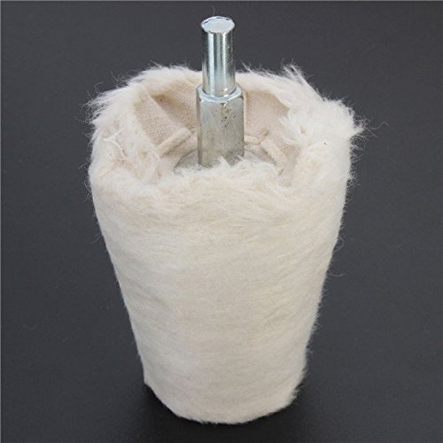 Yongse 50mm Kegel Buff Polieren Schwabbelscheibe Flanell Polierscheibe Schleifwerkzeug - 2