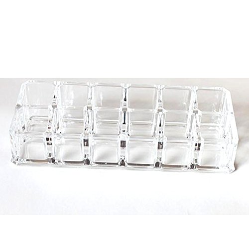 PIXNOR 12 Steckplätzen Acryl Make-up Lippenstift Display Stand Storage Rack Halter Kosmetik Organizer - 4