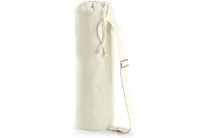 Westford Mill W816 EarthAware® Organic Yoga Mat Bag - Natural Cotton Eco-Friendly Carry Case