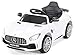 Produktbild Actionbikes Motors Kinder Elektroauto Mercedes Amg GT-R - lizenziert - 2 x 25 Watt Motor - Ledersitz - Eva Reifen - Softstart - Kinderauto (Weiß)