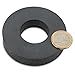 Produktbild Ringmagnet Ø 72,0 x 32,0 x 15,0 mm Y35 Ferrit - hält 6 kg ,Magnetring, Magnet Scheibe mit Loch Ring