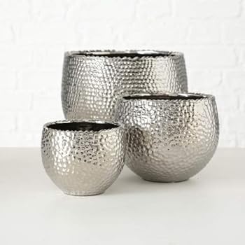 Edler Keramik Topf Blumentopf Übertopf Moon D 18 cm oval