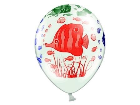 10x Luftballons Unterwasser Welt Ballons Tierluftballons Kindergeburtstag