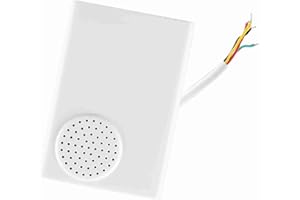 KIMISS Przewodowe Dzwonek do Drzwi do Zabezpieczenia Domu i Biura - System Kontroli Dostępu 12V z Czystych Dzwonków 90dB