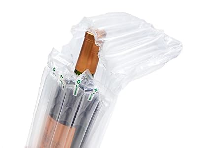NOVSIX 20 pièces Protection du Vin,Bouteille Bubble Wrap Enveloppement à Bulles de Vin,Sac Bouteille Vin,Sac étanche