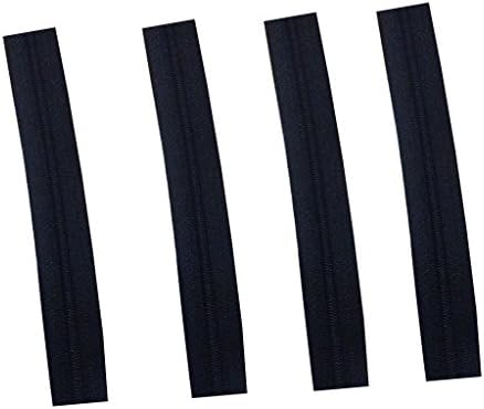 Continuous Chain Zip N3 Various Colours with Sliders YKK Ziplon Brand 5 Metre (Black)