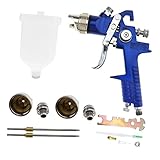 Die Hochvolumen- und Niederdruckzerstäubungstechnologie hat einen feinen Zerstäubungseffekt, wodurch eine optimale Kombination von Qualität und Effizienz erreicht wird. Im Vergleich zu einer gewöhnlichen Spritzpistole können 10% bis 30% Lack eingespart werden.