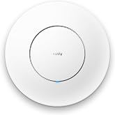 Cudy BE3600 Dual-Band 2.5G Wi-Fi 7 Ceiling Mount Access Point, AP3600 | 2882+688 Mbps, 2.5GbE PoE In, GbE Out, 200+ Clients,
