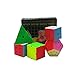 Produktbild Wings of wind - Zauberwürfel Cube Geschenk Set von 2x2x2, 3x3x3, Mirror Cube, Megaminx und Pyraminx Puzzle (Stickerless Bunt)