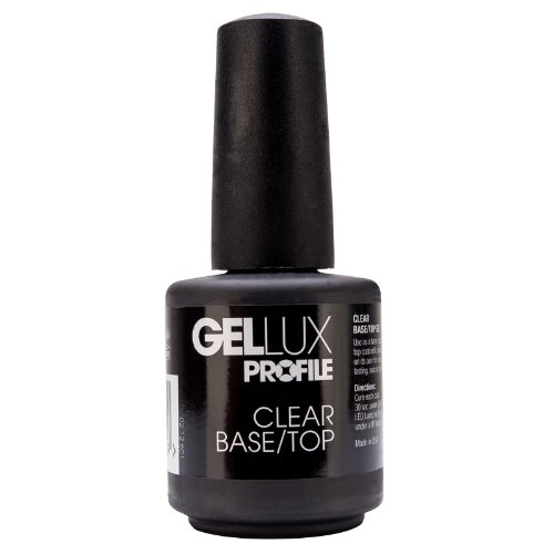 Gellux Uv Led Cure 2 In 1 Soak Off Top Coat & Base Coat Uv Gel 15ml