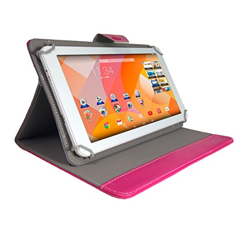 Telekom Puls / 20,32 cm / 8.0 “ Tablet Pc Tasche mit Standfunktion + Stylus + Schutzfolie – 8 Zoll Pink 3 in 1 - 4