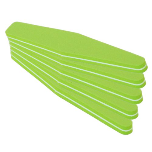5er-Pack Profi Buffer Feile SUPERFLEX Trapez grün Körnung 180/180 beidseitig fein