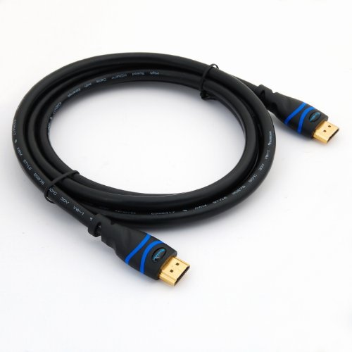 BlueRigger High-Speed-HDMI-Kabel mit Ethernet – 3D-fähig und mit Audio-Return [Neueste Version] (3 Meter) - 2