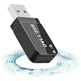 Maxesla 1200Mbps Clé WiFi Dongle - Mini USB 3.0 WiFi Adaptateur AC Dual Band, WiFi Wireless Adaptateur Compatible avec Window