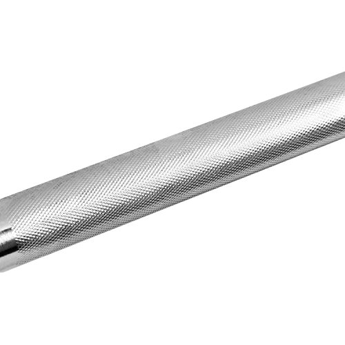 MOVIT® Profi Langhantelstange, Varianten 120 140 160 183 cm x 30mm, verchromt, gerändelt, mit Sternverschlüssen - 4