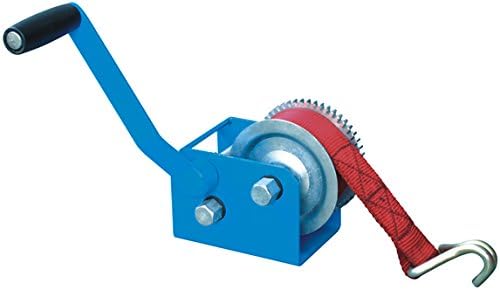 2500LB Manual Hand Boat Truck Trailer Caravan Winch with 6mtr Webbing & Hook