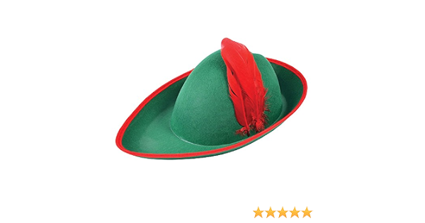 Bristol Novelty- Robin Hood-Cappello in Feltro, Colore Verde, Taglia Unica,  BH175 : Amazon.it: Casa e cucina