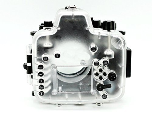 CameraPlus - 60M 195ft Waterproof Diving Housing Case for Nikon D750 (AF-S VR 105mm f/2.8G IF-ED)