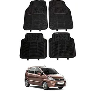RONISH Rubber Black car Floor Foot Mat for Zen Estilo