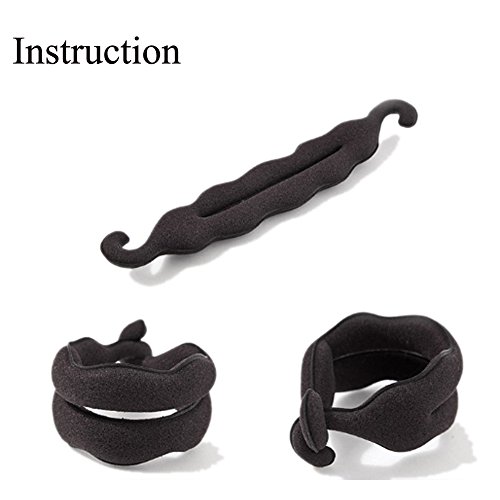 HABI Haar Styling Werkzeug KIT Frisurenhilfe Füllstoff Haar Clip-Pads Haardreher Set Hair Style DIY Klipp Hersteller Braid Tool - 2