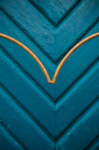 Steckherz, Metallherz, Gartenstecker Herz, rost, Breite ca. 97cm, Höhe: ca. 170 cm - 2