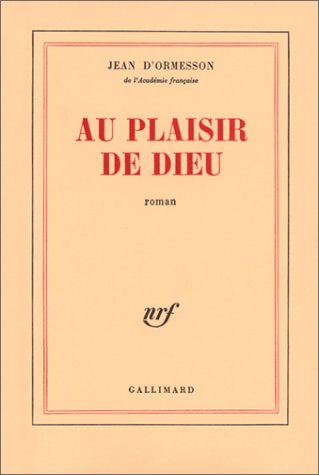 couverture de : Au plaisir de Dieu