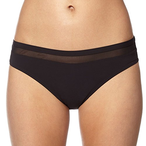 J By Jasper Conran Womens Designer Black Mesh Insert Bikini Bottoms 14