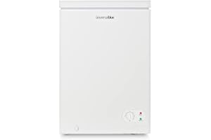 UNIVERSALBLUE Congelador Arcón Congeladorl | Volumen 100 litros | Congelador Vertical | Congelador Refrigerador 2 en 1 | Bajo Consumo | Regulador de Temperatura | Easy Move | ENVÍO Y SUBIDA GRATIS