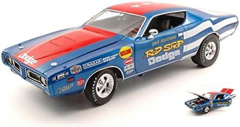 AUTO WORLD AW224 DODGE CHARGER SUPER BEE 1971 1:18 MODELLINO DIE CAST MODEL