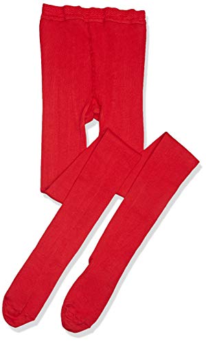 Condor Liso, Medias para Niñas, Rojo 8 years (Tamaño del fabricante:8)