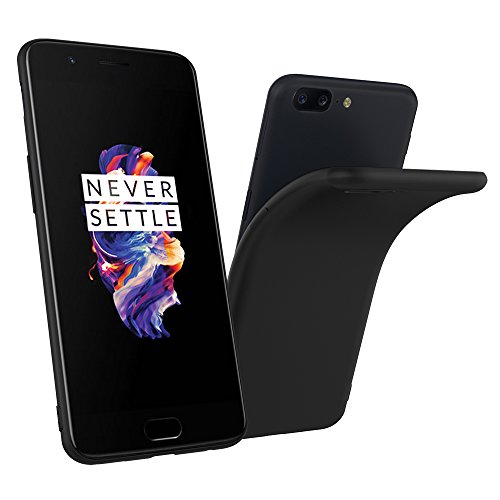 Funda Oneplus 5  5 a  os de garant  a  Simpeak Negro Silicona Fundas Oneplus 5 Carcasa Oneplus5 matorral Funda Case Scrub shells 5 5 Pulgadas 