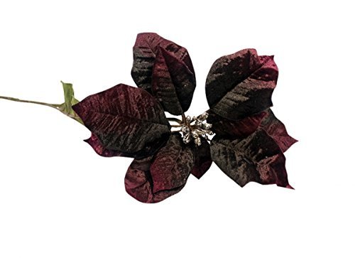 Preisvergleich Produktbild Kunstblume Poinsettia Weihnachtsstern Menge:1Stück